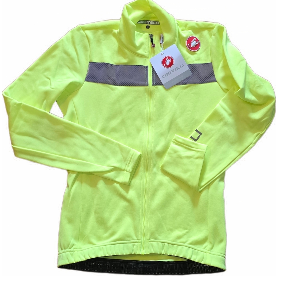 Castelli Women's Neon Yellow Utility Jacket